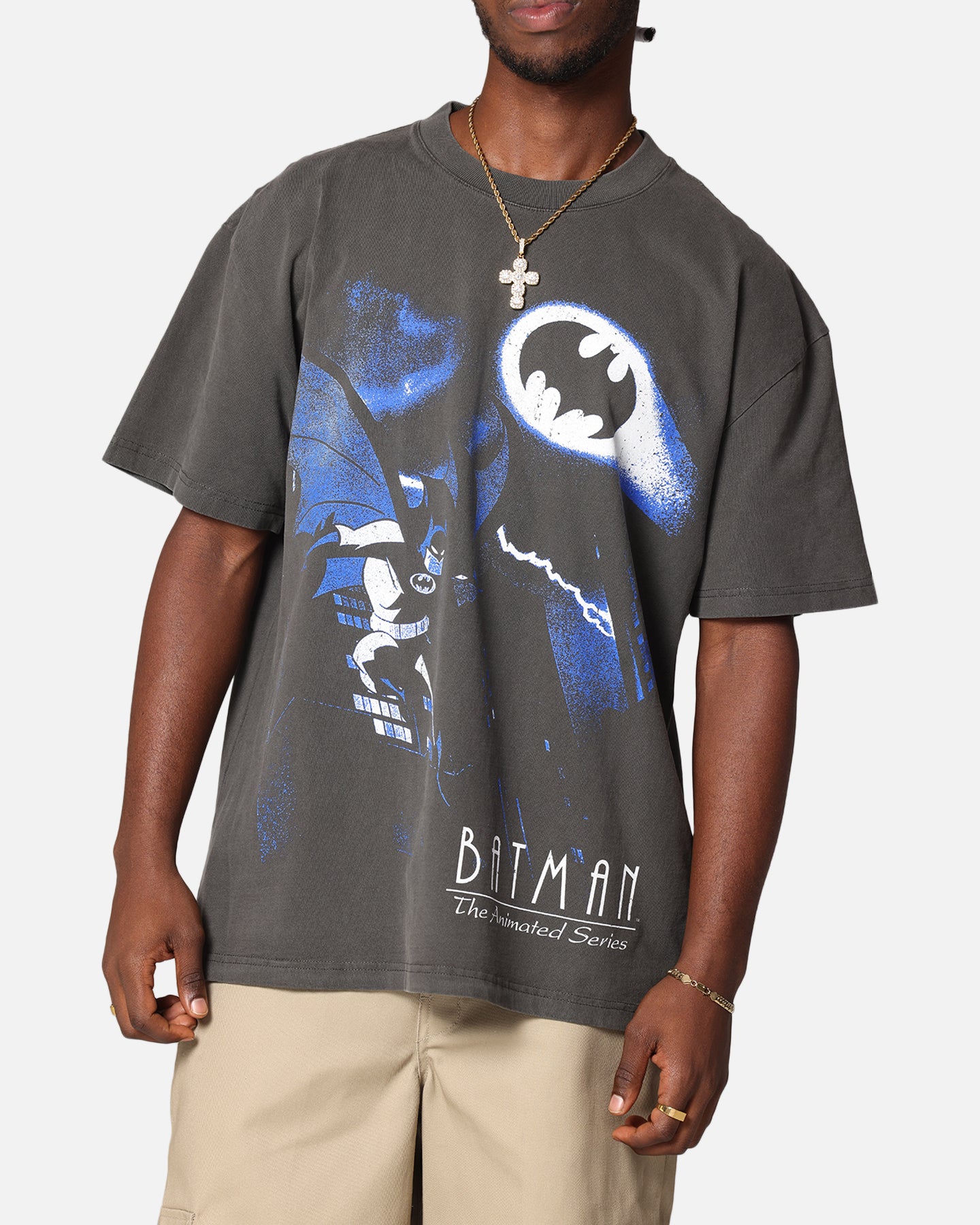 American Thrift X DC Batman The Animated Series Heavy T-Shirt Black Wash、mySite、zt4zffjzw