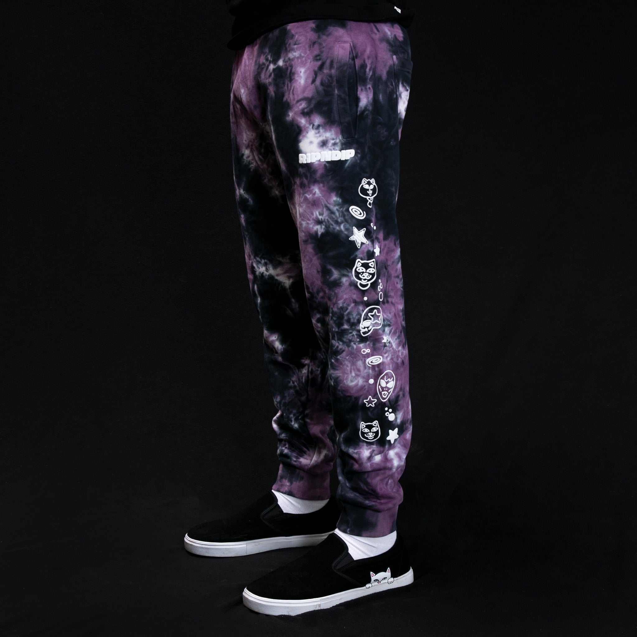  Dance Forever Sweatpants (Black/Orchid Tie Dye)、mySite、merchandisen