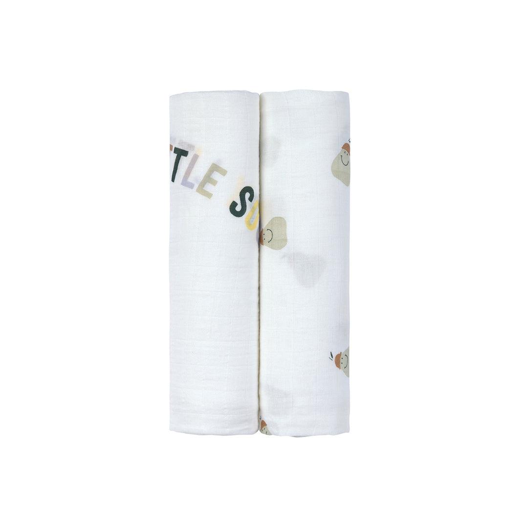  Lassig Heavenly Soft Swaddles - Happy Fruits - Pear、mySite、merchandisen