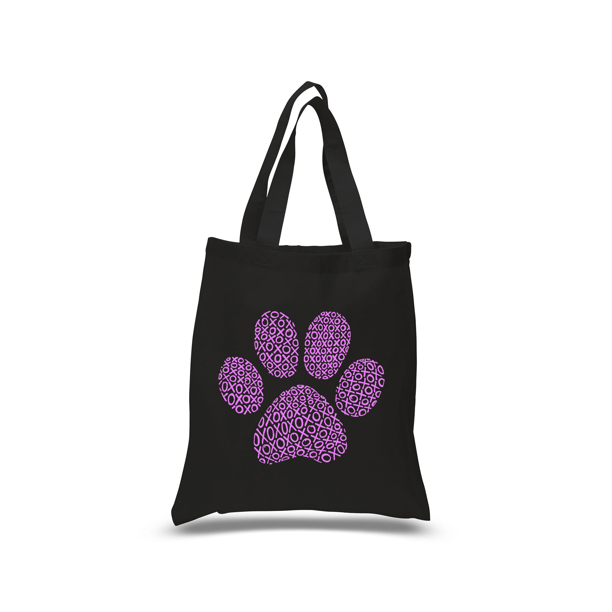 XOXO Dog Paw - Small Word Art Tote Bag、mySite、camillekostekn