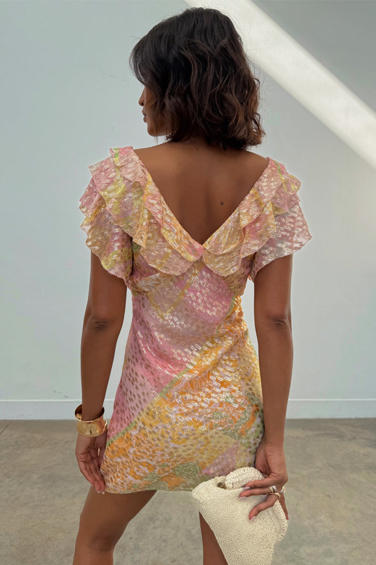 Pink Boho Mini Tilda Dress、mySite、solidvoid