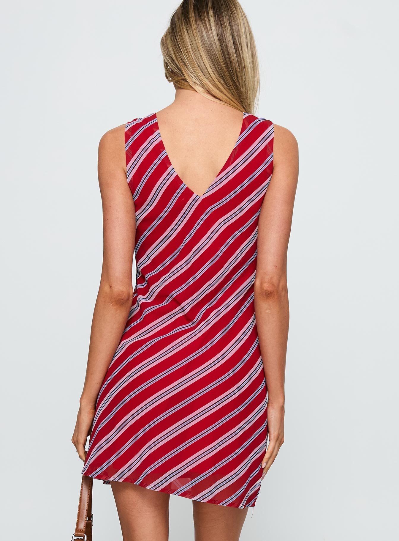 Nadiah Mini Dress Red Stripe、mySite、solidvoid