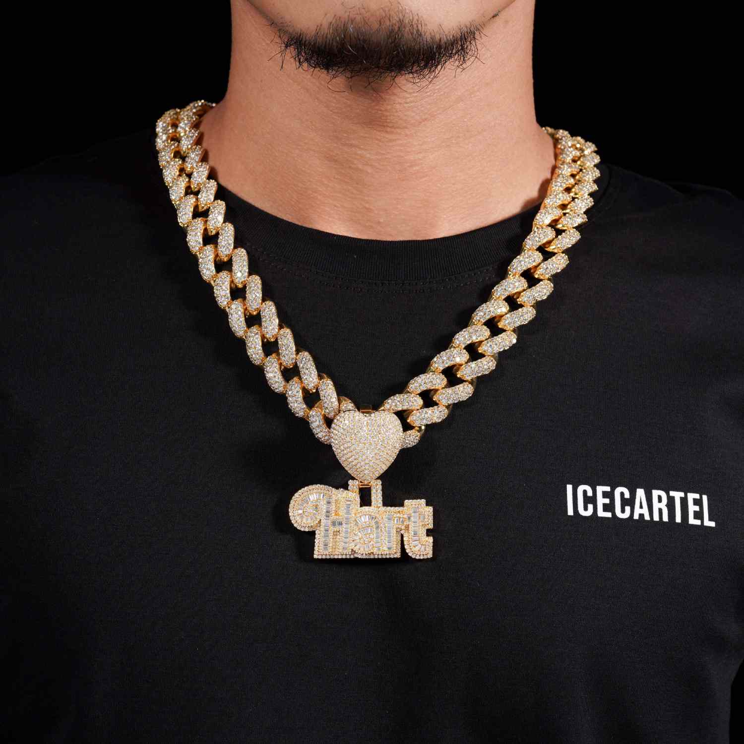 HART Custom Moissanite Pendant 14k Gold、mySite、hinf8tx79