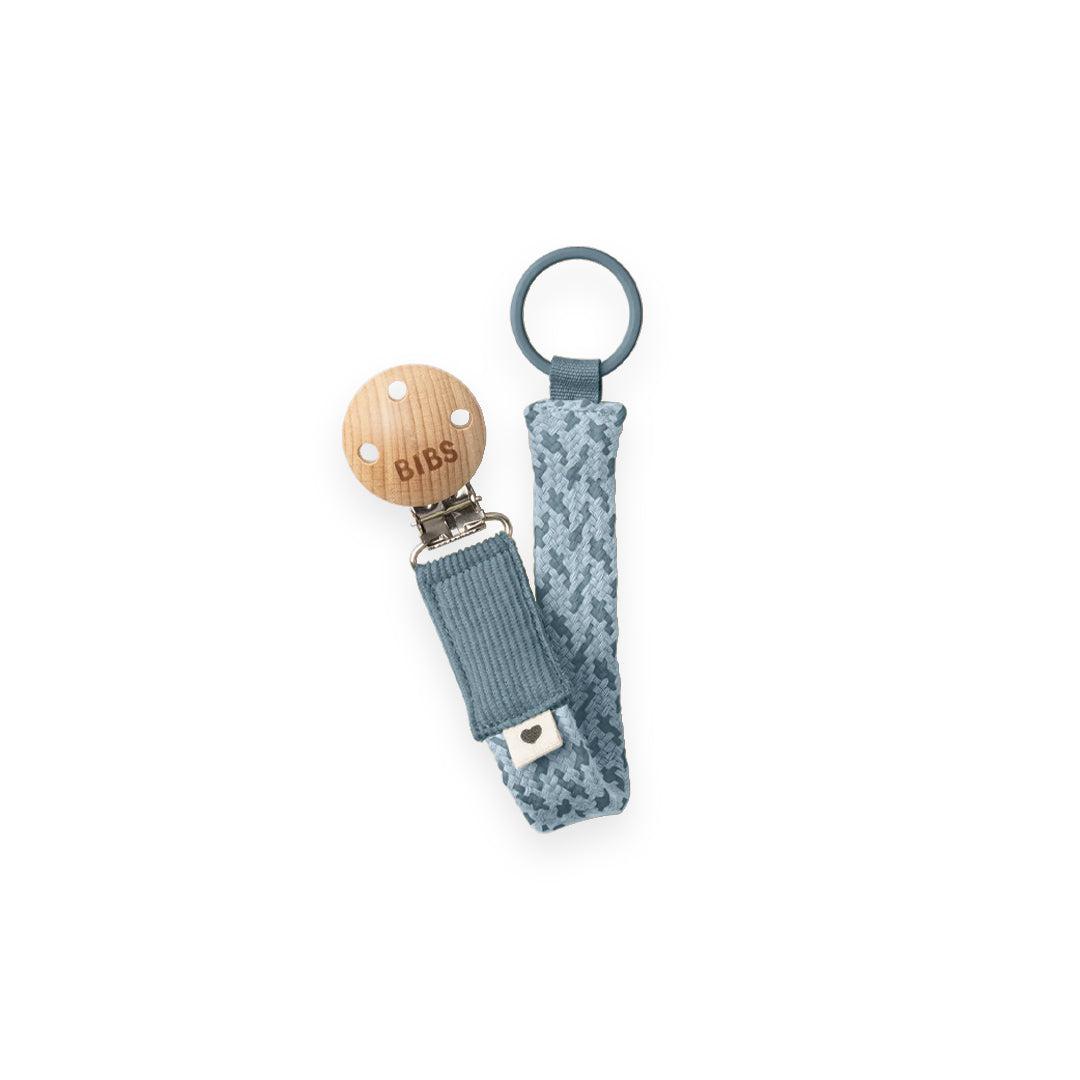  BIBS Paci Braid Pacifier Clip - Petrol + Baby Blue、mySite、merchandisen