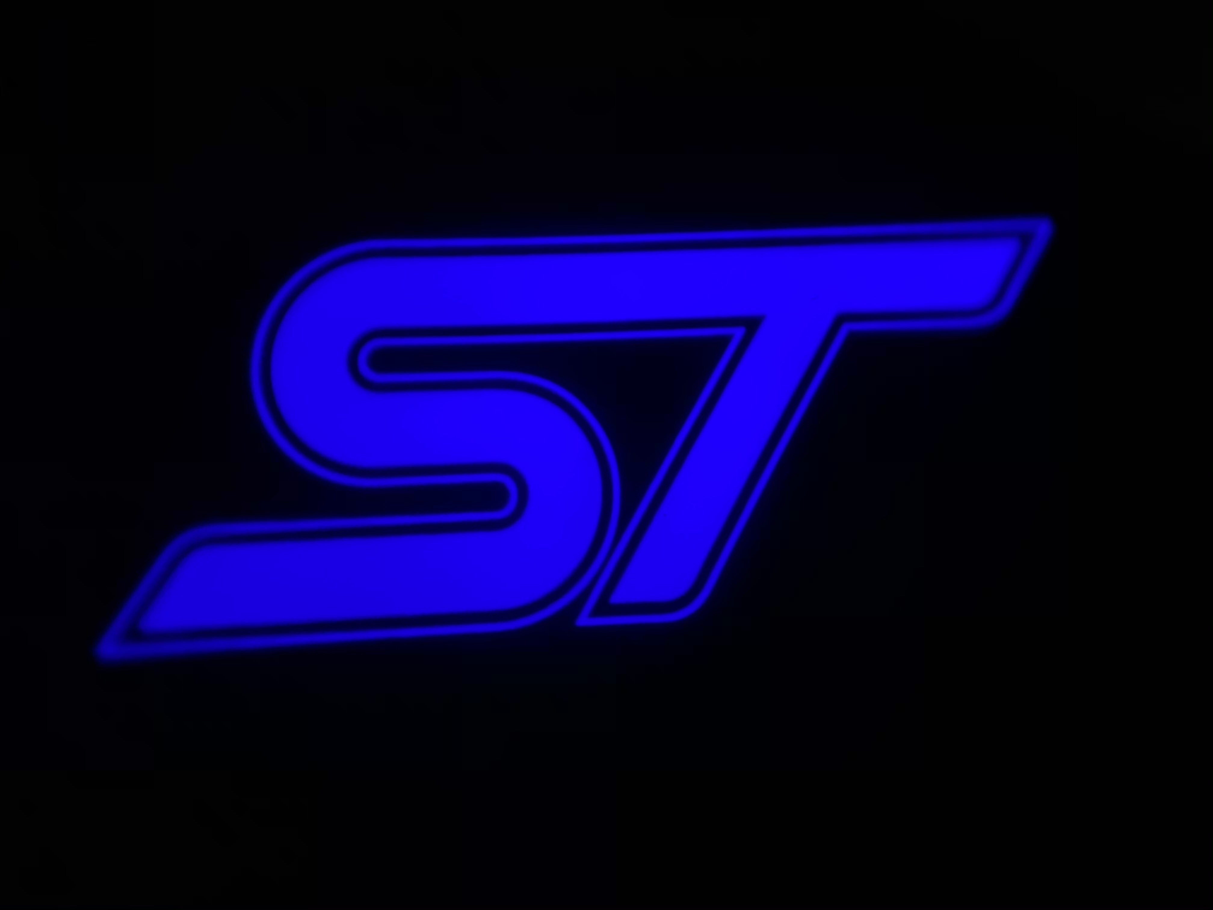 2x Ford Round Mirror light (plug&play) - 24 Logos、mySite、nflplayoffbracketp