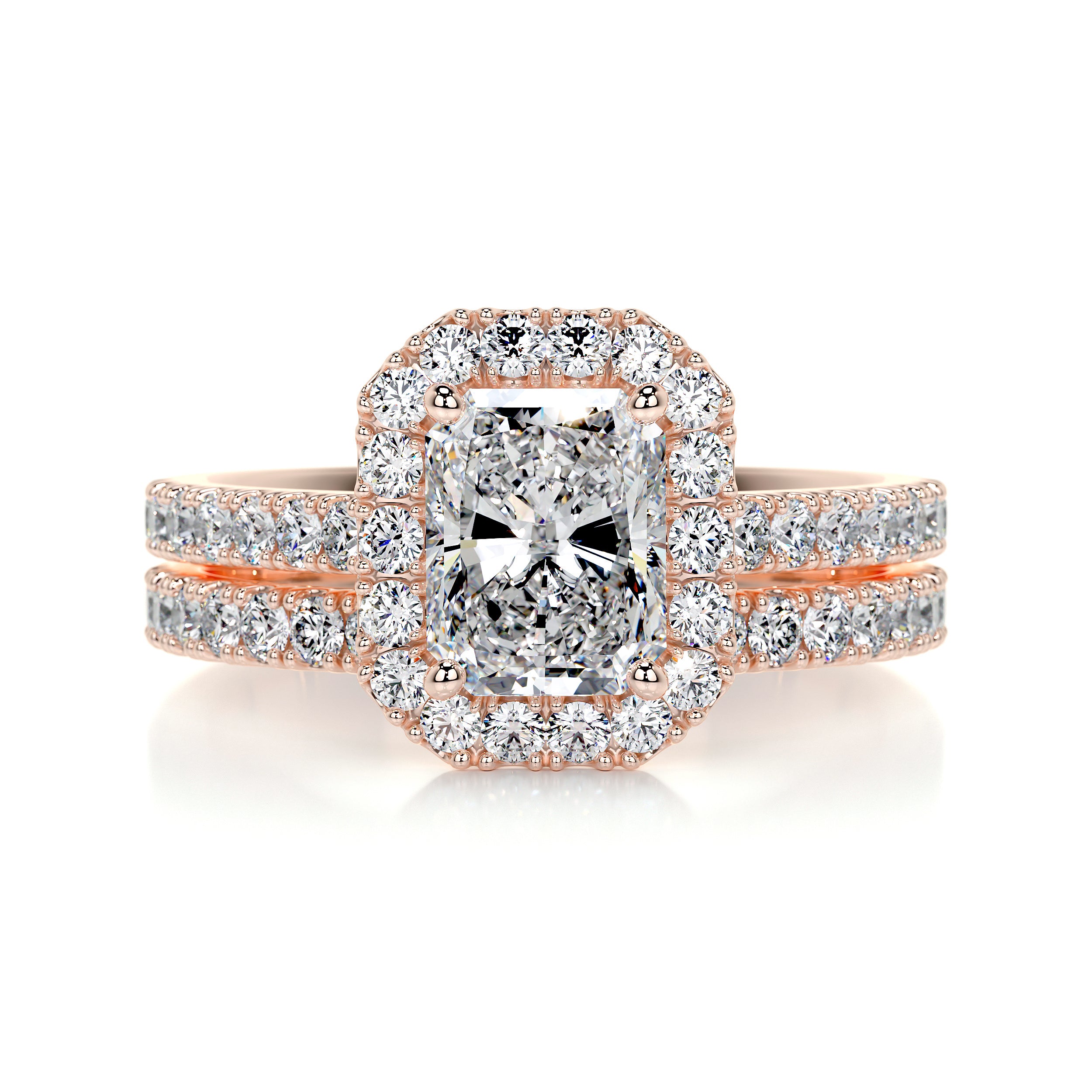 Andrea Diamond Bridal Set -14K Rose Gold、mySite、hinf8tx79