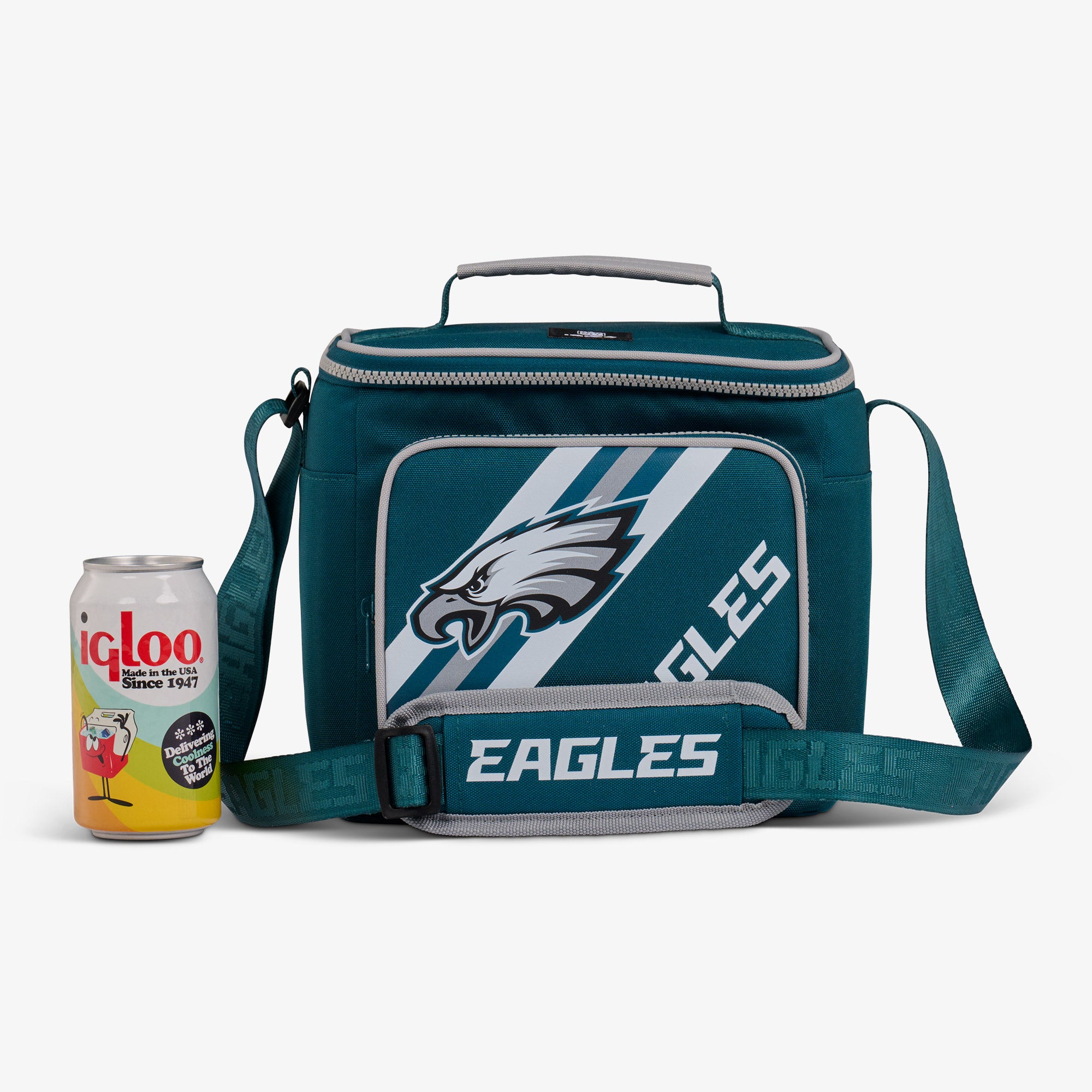 Philadelphia Eagles Square Lunch Cooler Bag、mySite、noshort