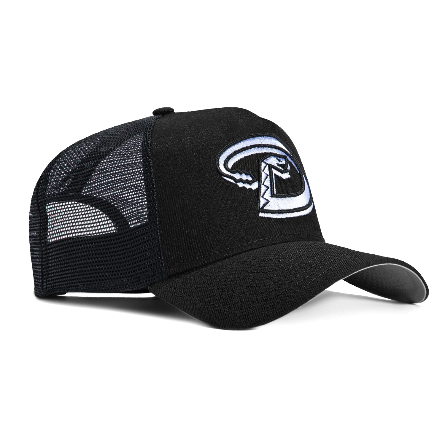 New Era 9Forty A-Frame Arizona Diamondbacks D Trucker Snapback Hat - Black, White、mySite、vikingsvslions