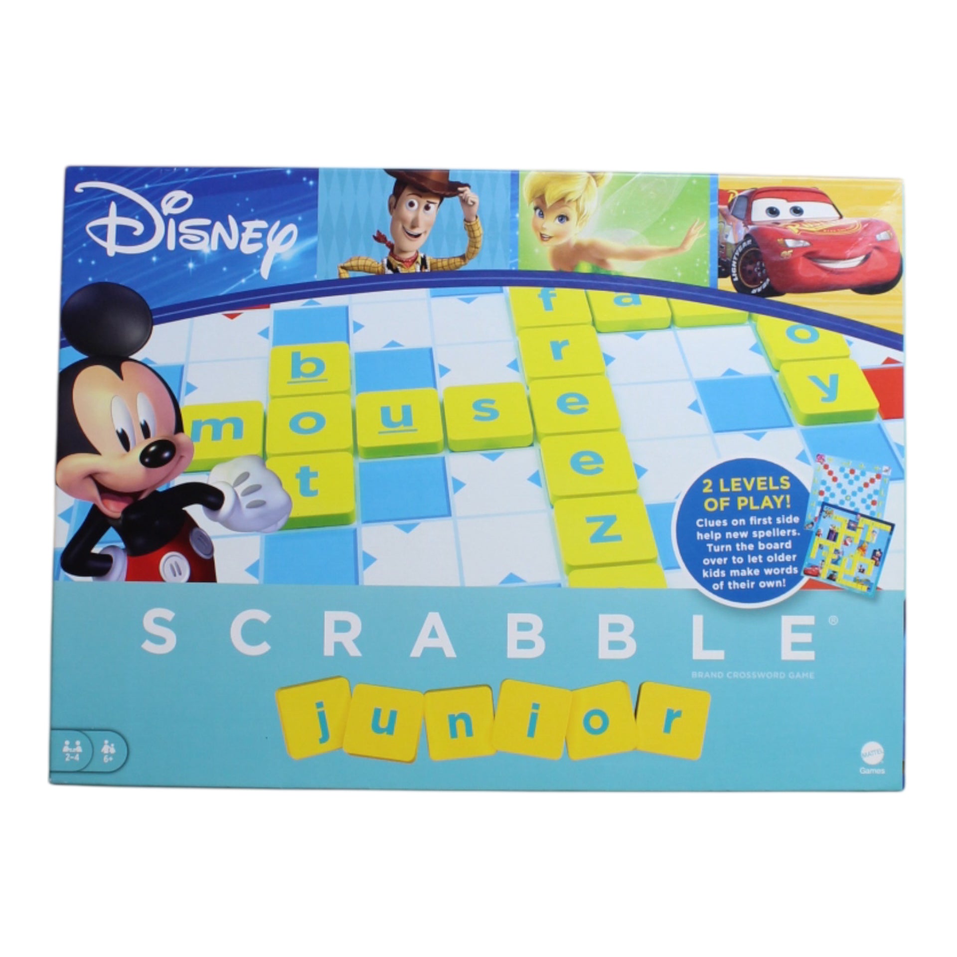 Mattel Board Games Scrabble Junior O/S、mySite、g9winljtr