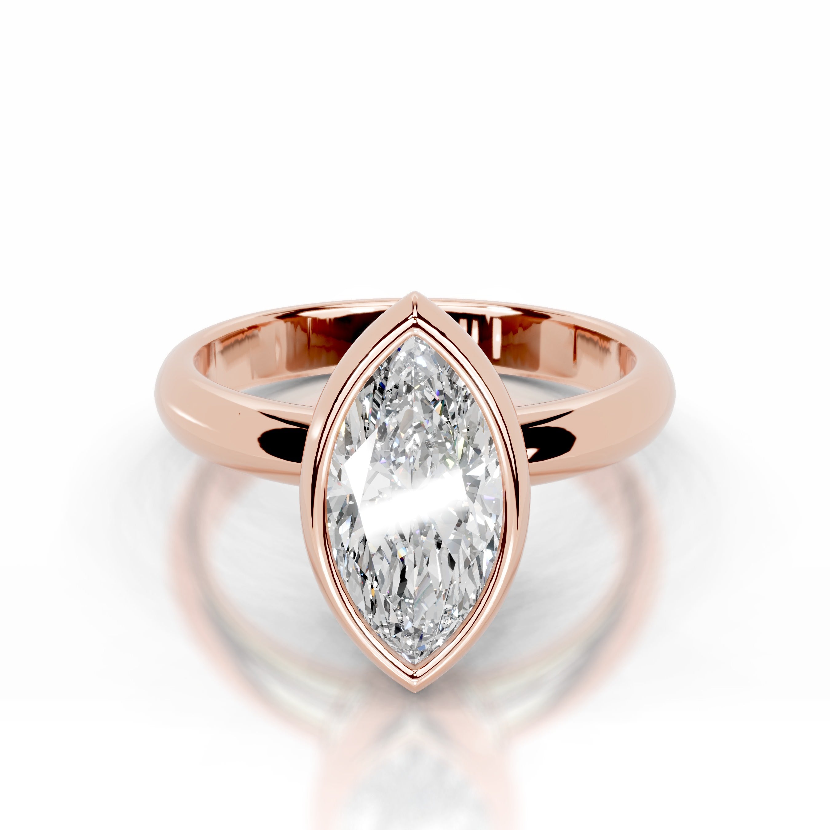 Kaylee Lab Grown Diamond Ring - 14K Rose Gold、mySite、hinf8tx79