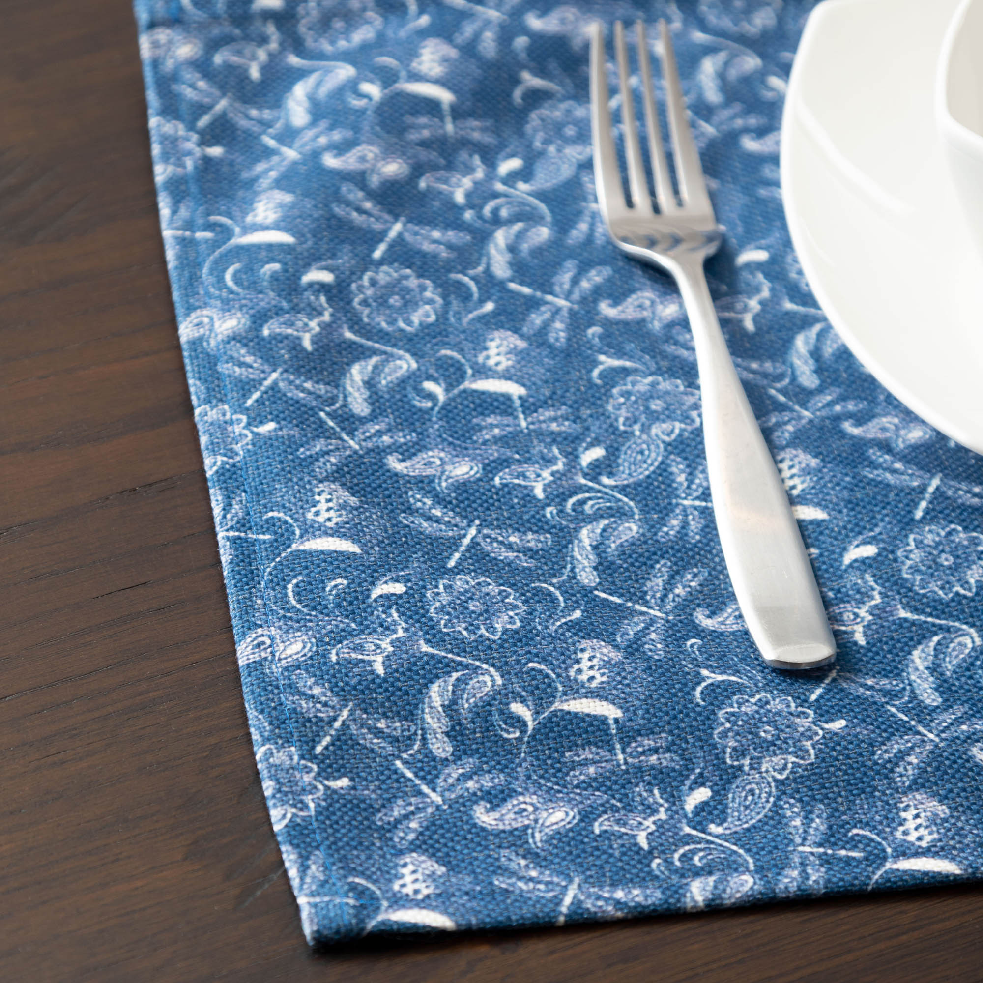 Blue Paisley Placemats - Set of 6、mySite、camillekostekn