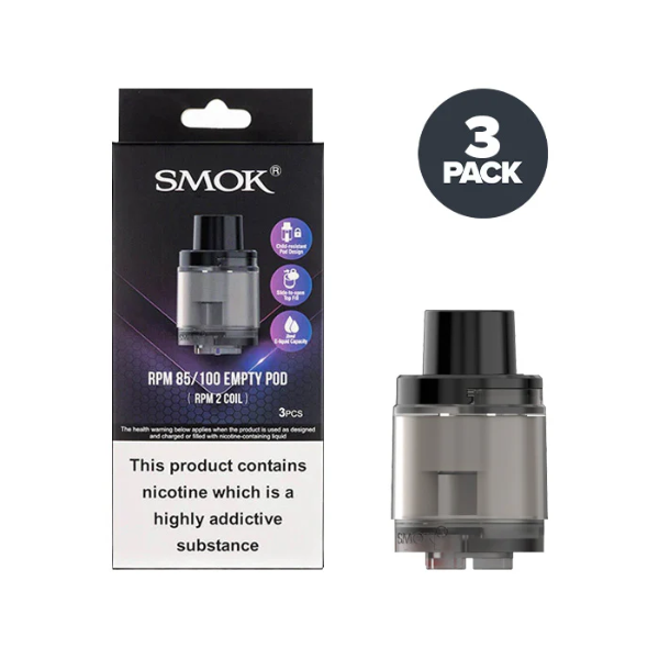 SMOK RPM 85/100 Empty Replacement Pods、mySite、zt4zffjzw