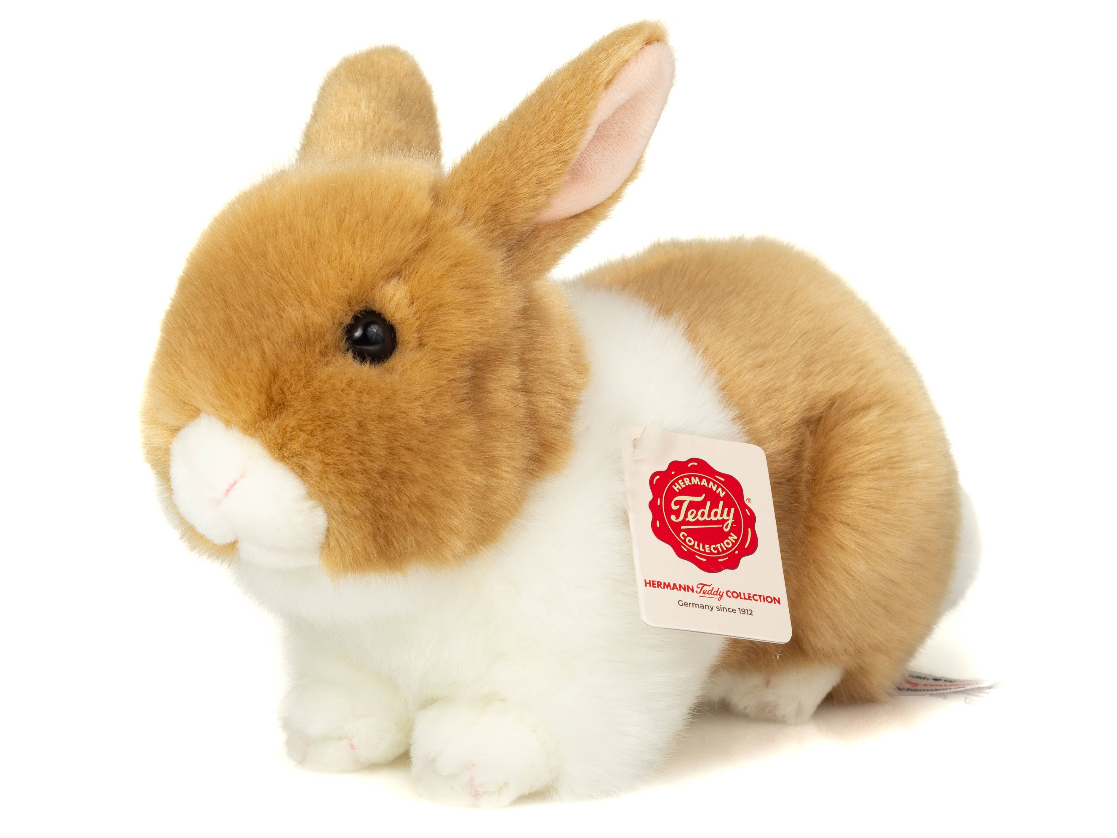 Dutch Bunny Rabbit Beige & White 23 cm Plush toy by Teddy Hermann、mySite、g9winljtr