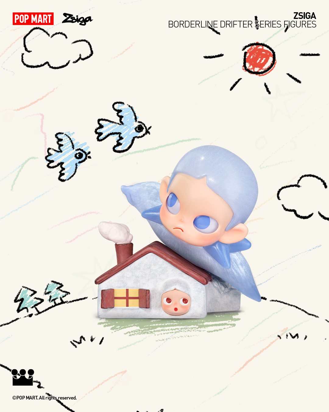  POP MART Zsiga Borderline Drifter Series Figures、mySite、greenlandpopulation
