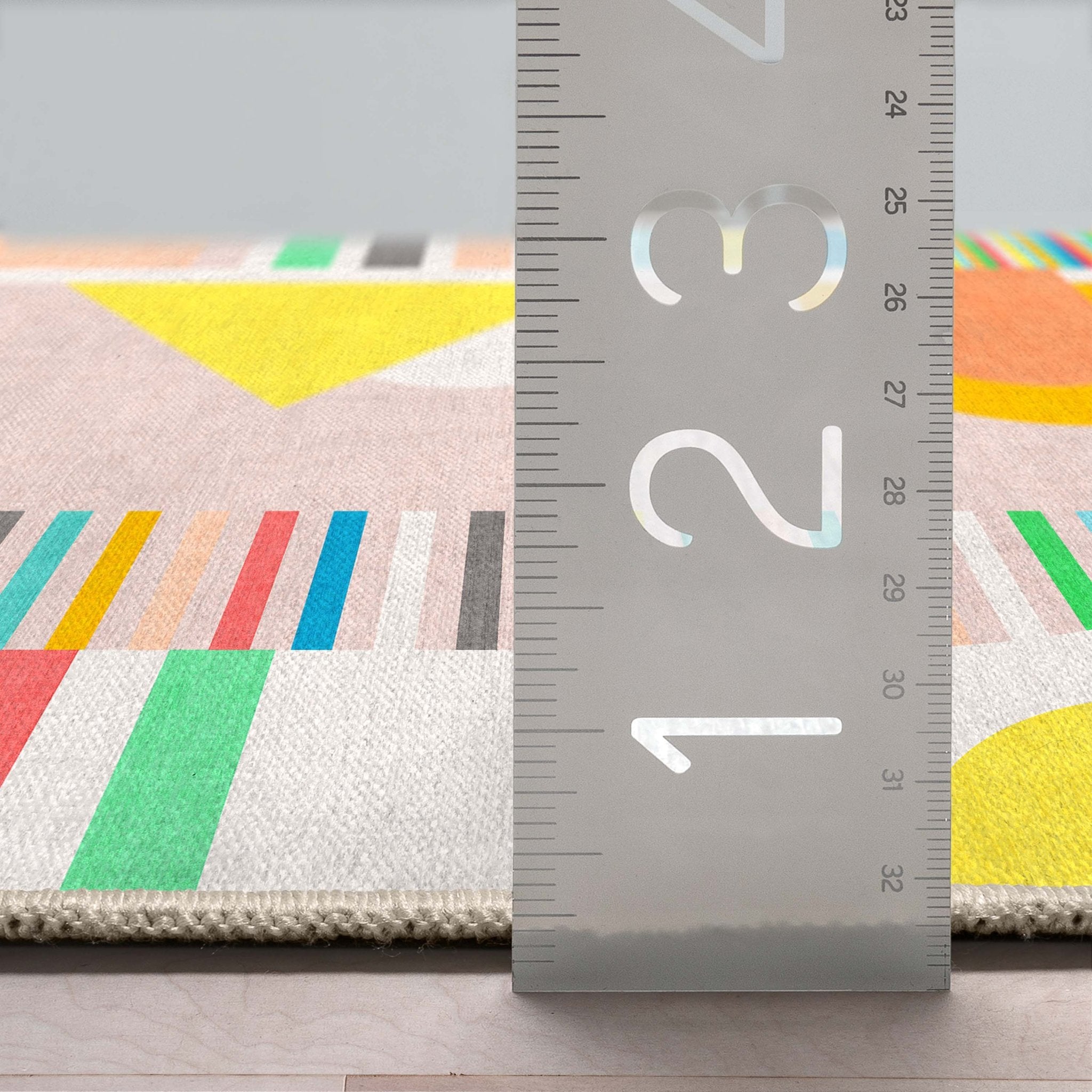 Apollo Geometric Modern Shapes Multi Color Rug for Living Room, Bedroom, Kitchen & Office、mySite、gigharbornorthrealestate