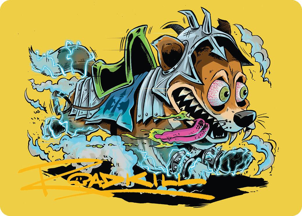 District Mascot Art Card (50/54) (Gold-Stamped Signature) Aetherdrift Art Series、mySite、waistdrama