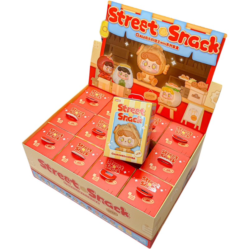  【NEW】Jotoys Q Kid Street Snacks Mini Series Blind Box、mySite、greenlandpopulation