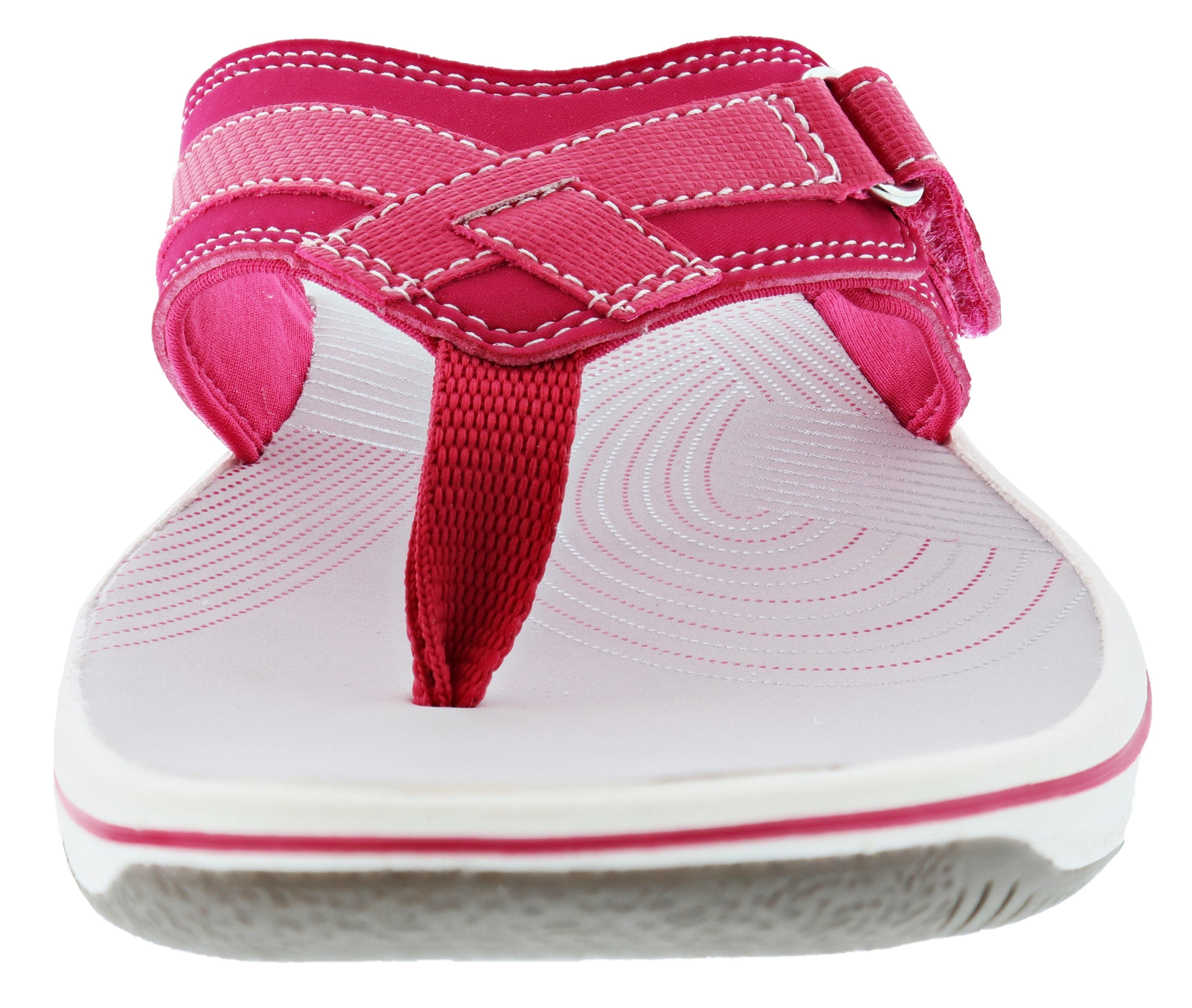 Clarks Women Sandals Lightweight Flip Flops Breeze Sea、mySite、dreamappss