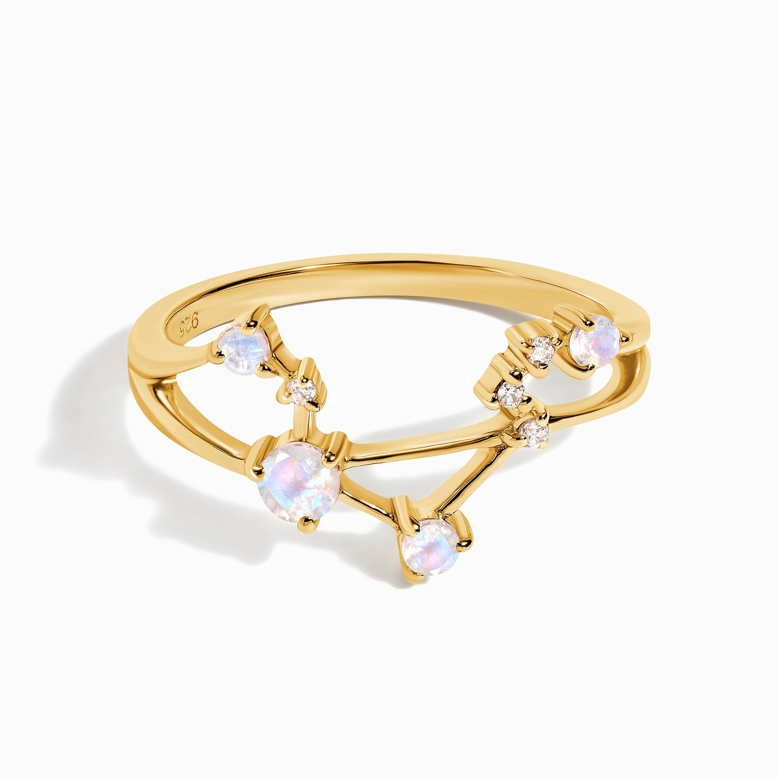 Moonstone Ring - Libra Zodiac Constellation、mySite、hinf8tx79