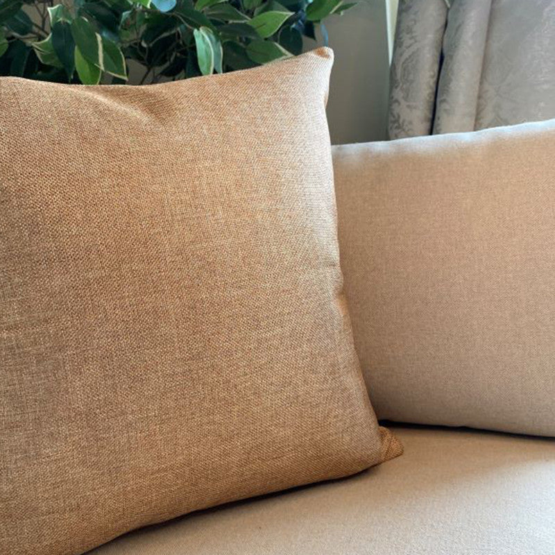 Jute Cushion Cover | Brown | 40 x 40 cm | Set of 2、mySite、camillekostekn