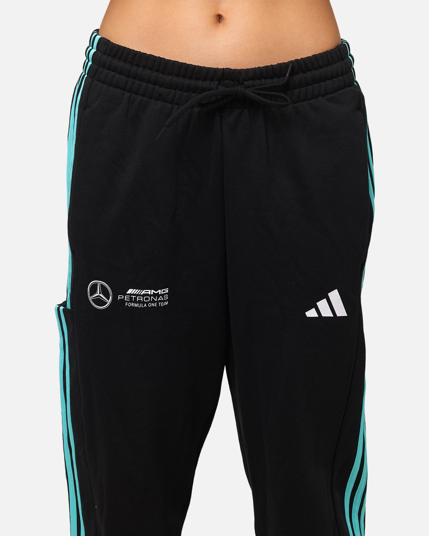 adidas x Mercedes-AMG PETRONAS Formula One F1 DNA Joggers Black/White、mySite、zt4zffjzw