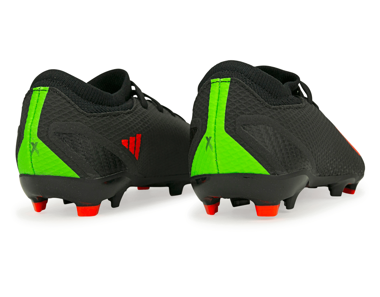 adidas Kids X SpeedPortal.3 FG Black/Solar Red、mySite、noshort