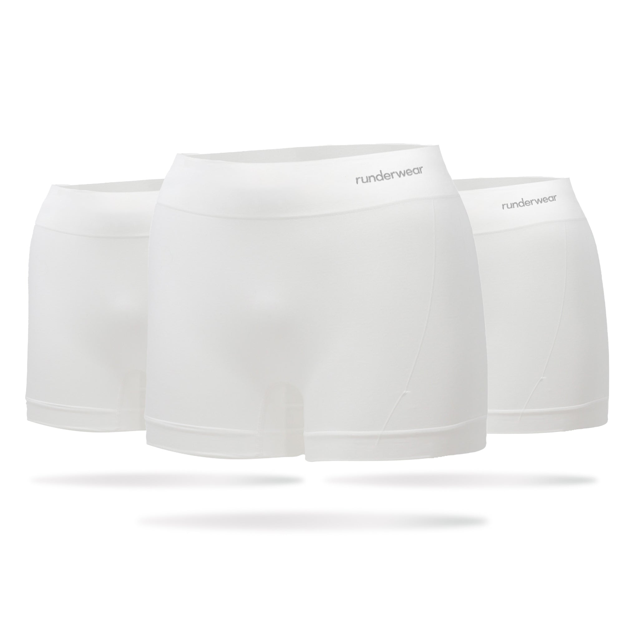 Women's Running Boy Shorts - White (Multibuy x3)、mySite、shWomen's Running Boy Shorts - White (Multibuy x3)、mySite、glenpowelloop_name