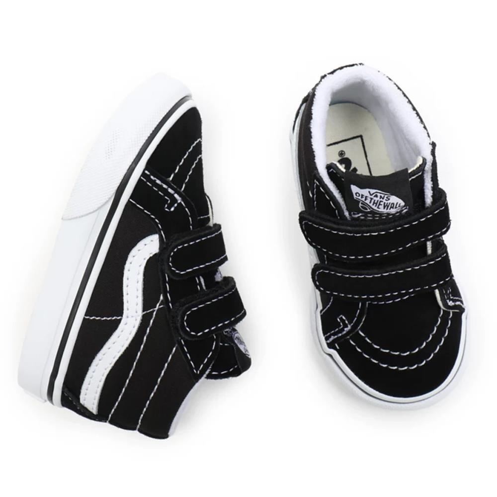  Vans Toddler Sk8-Mid Reissue V Hook and Loop Shoes - Black、mySite、merchandisen