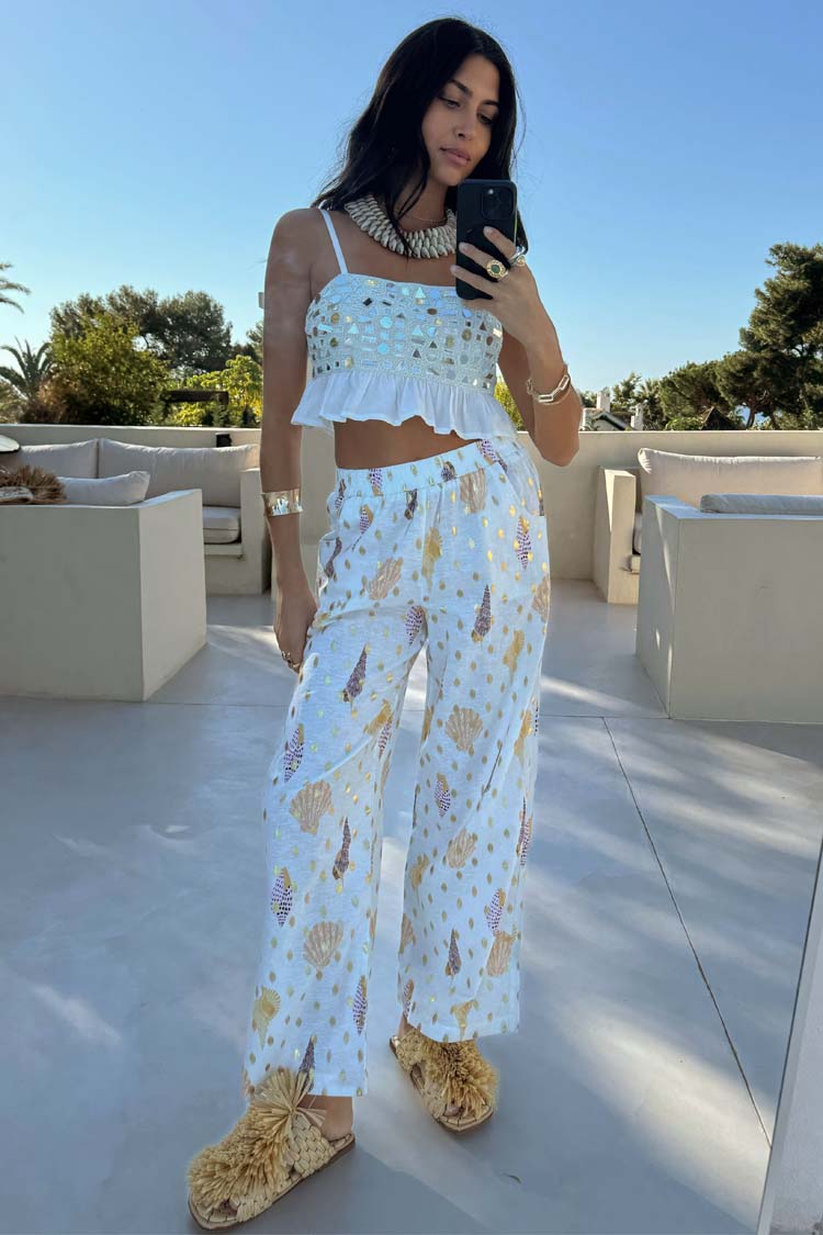 Shells Elissa Trousers Petite、mySite、solidvoid