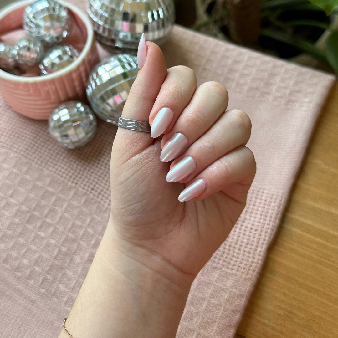 Purple Puka - Press-On | Medium | Almond、mySite、solidvoid