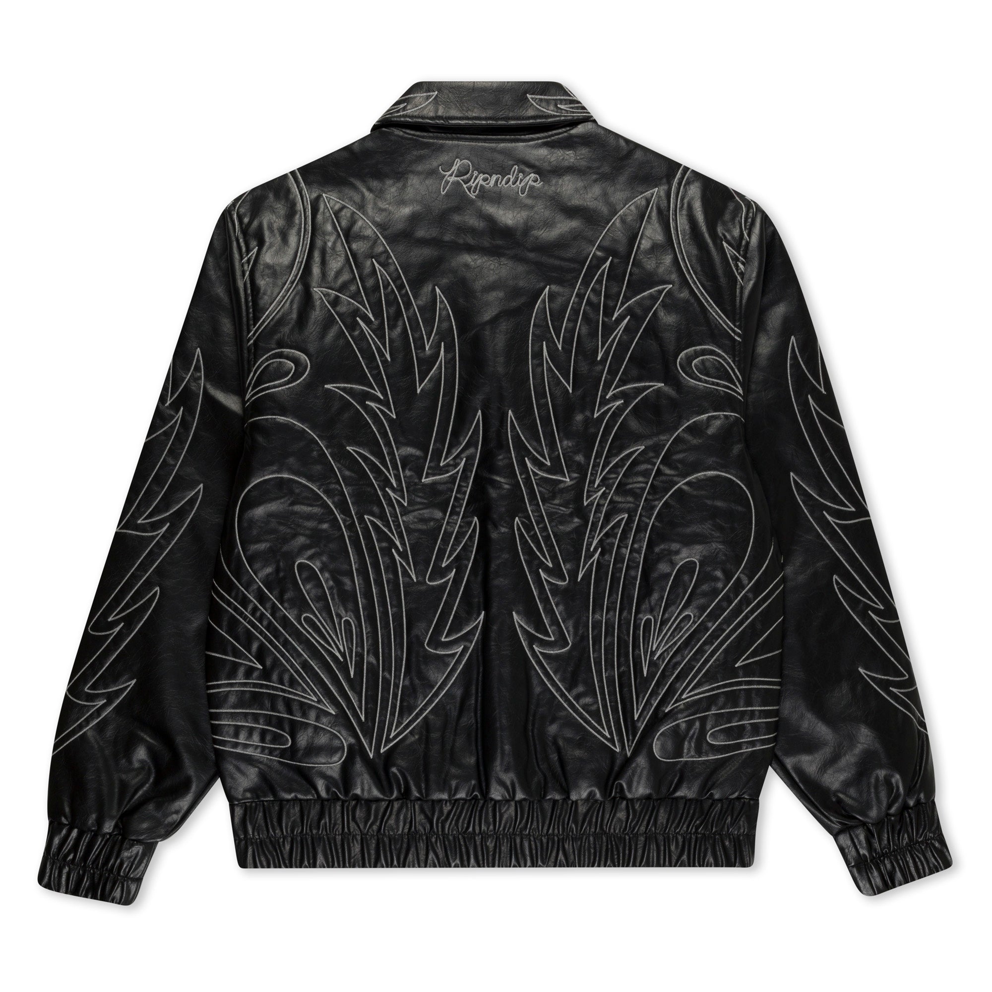  Howdy Leather Puffer Jacket (Black)、mySite、merchandisen