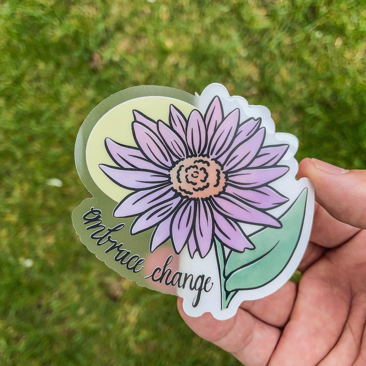  Embrace Change - Clear Sticker、mySite、elrpsem3k