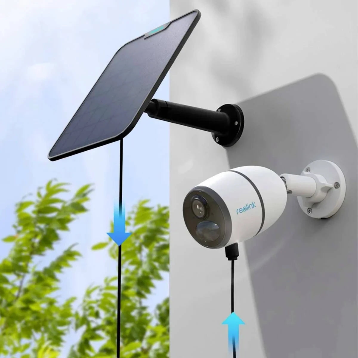 Reolink Painel Solar para câmaras de segurança em Preto - Reolink Solar Panel 2、mySite、fannypackpong