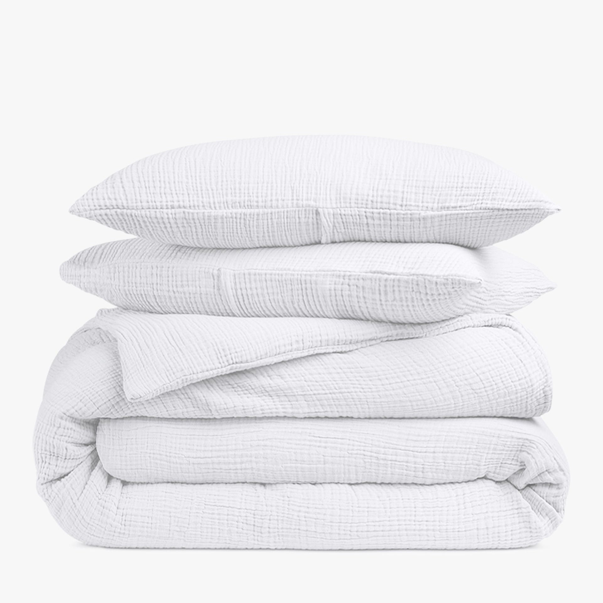  Organic Cloud Cotton Duvet Cover Set (White)、mySite、sugarbowlscore