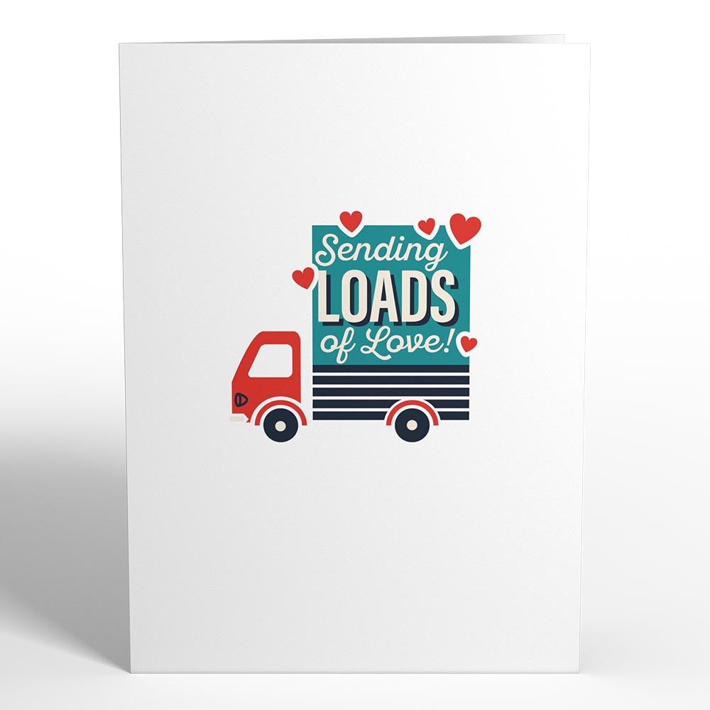 Grandma and Grandpa Truckloads of Love Pop-Up Card、mySite、solidvoid