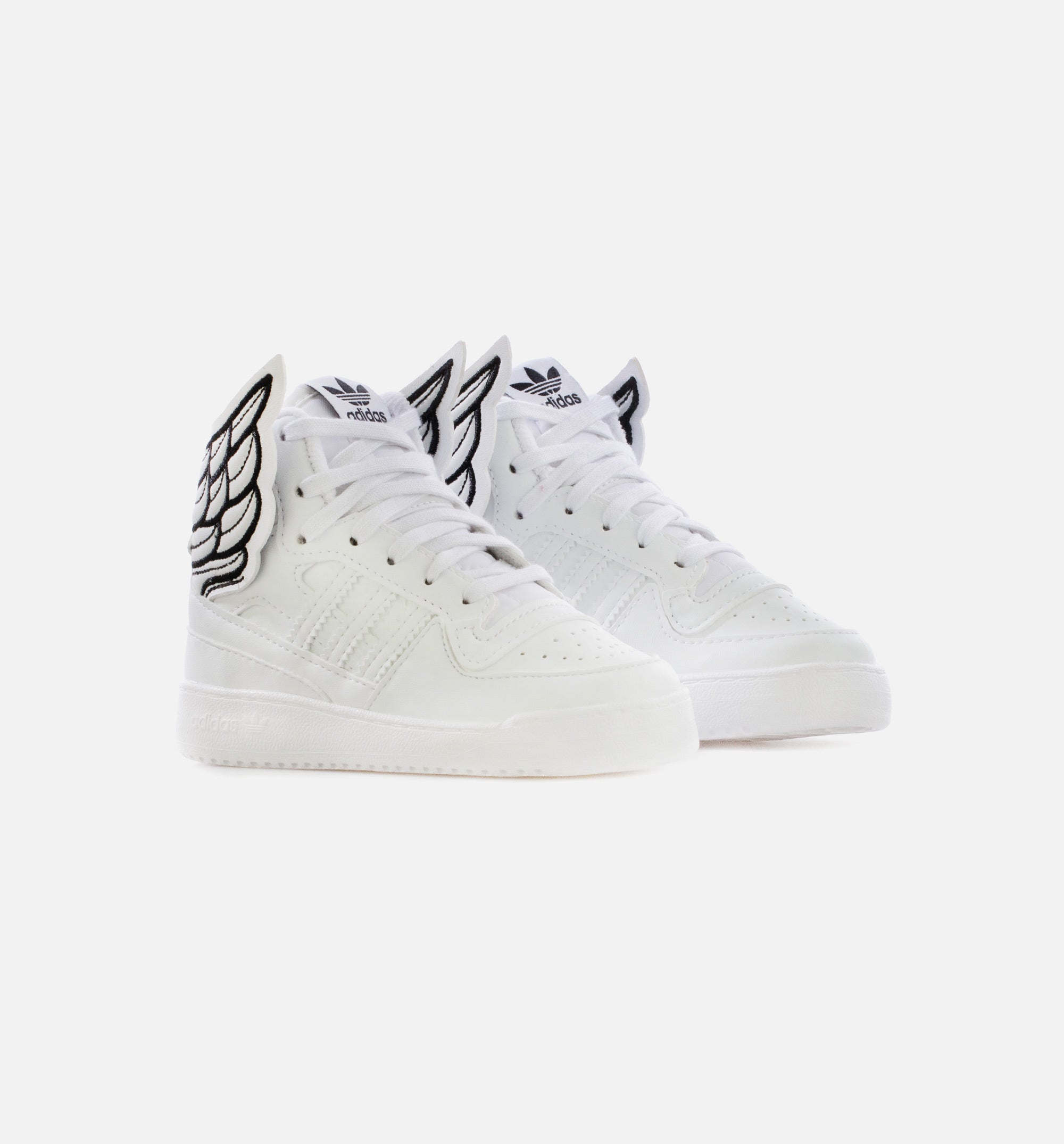 Jeremy Scott New Wings 4.0 Infant Toddler Lifestyle Shoes - White、mySite、dreamappss