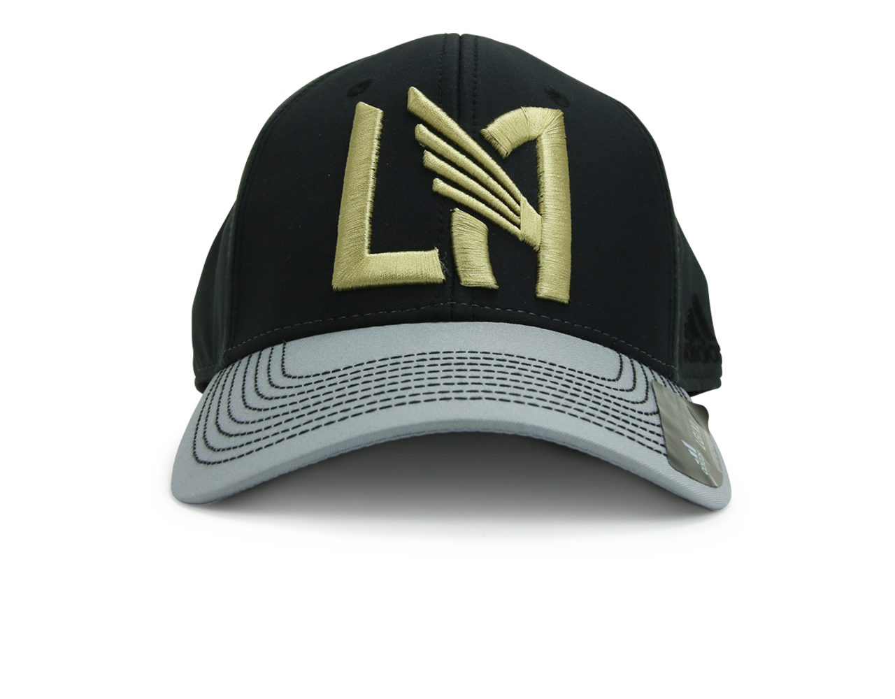 adidas Men's LAFC Structured Flex Cap Black、mySite、noshort