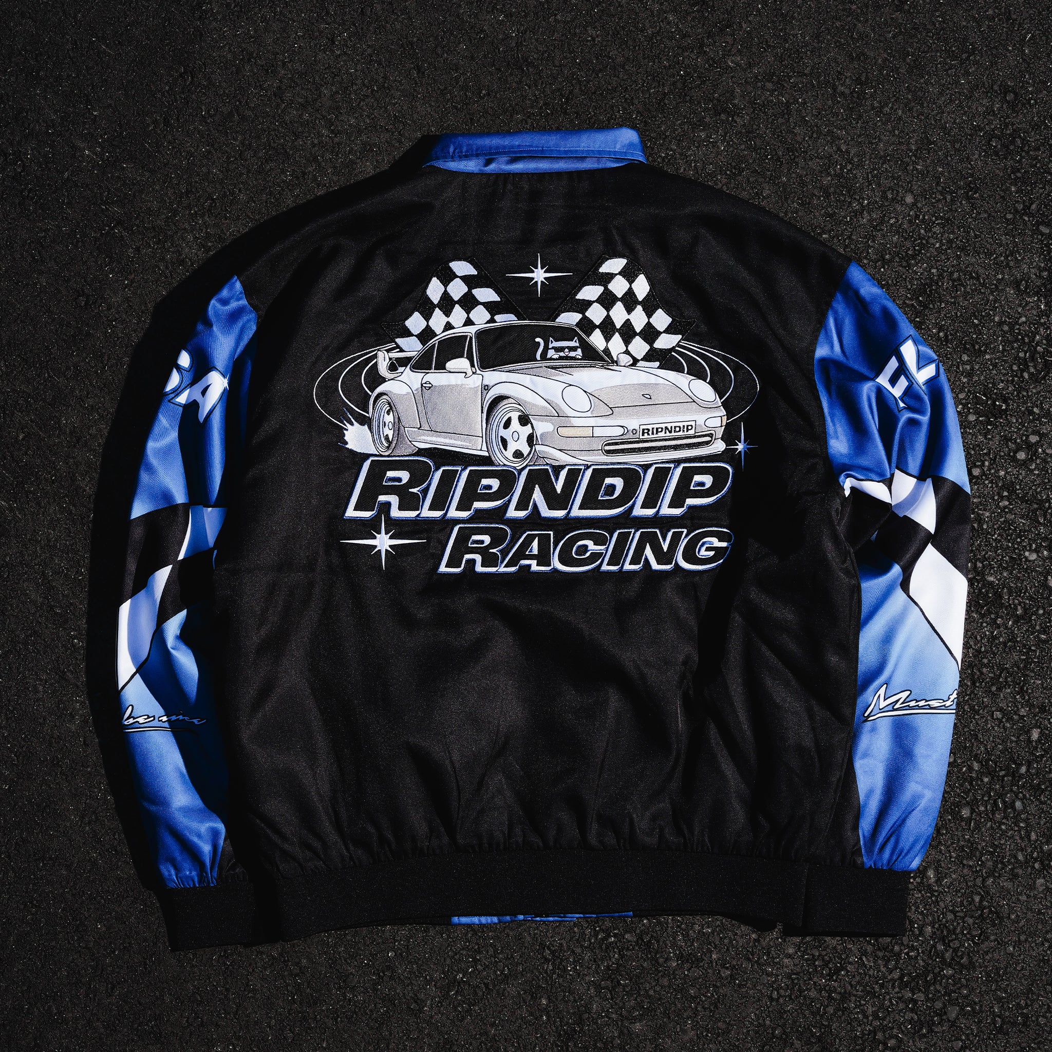 Ripnrace Jacket (Black/Blue)、mySite、merchandisen