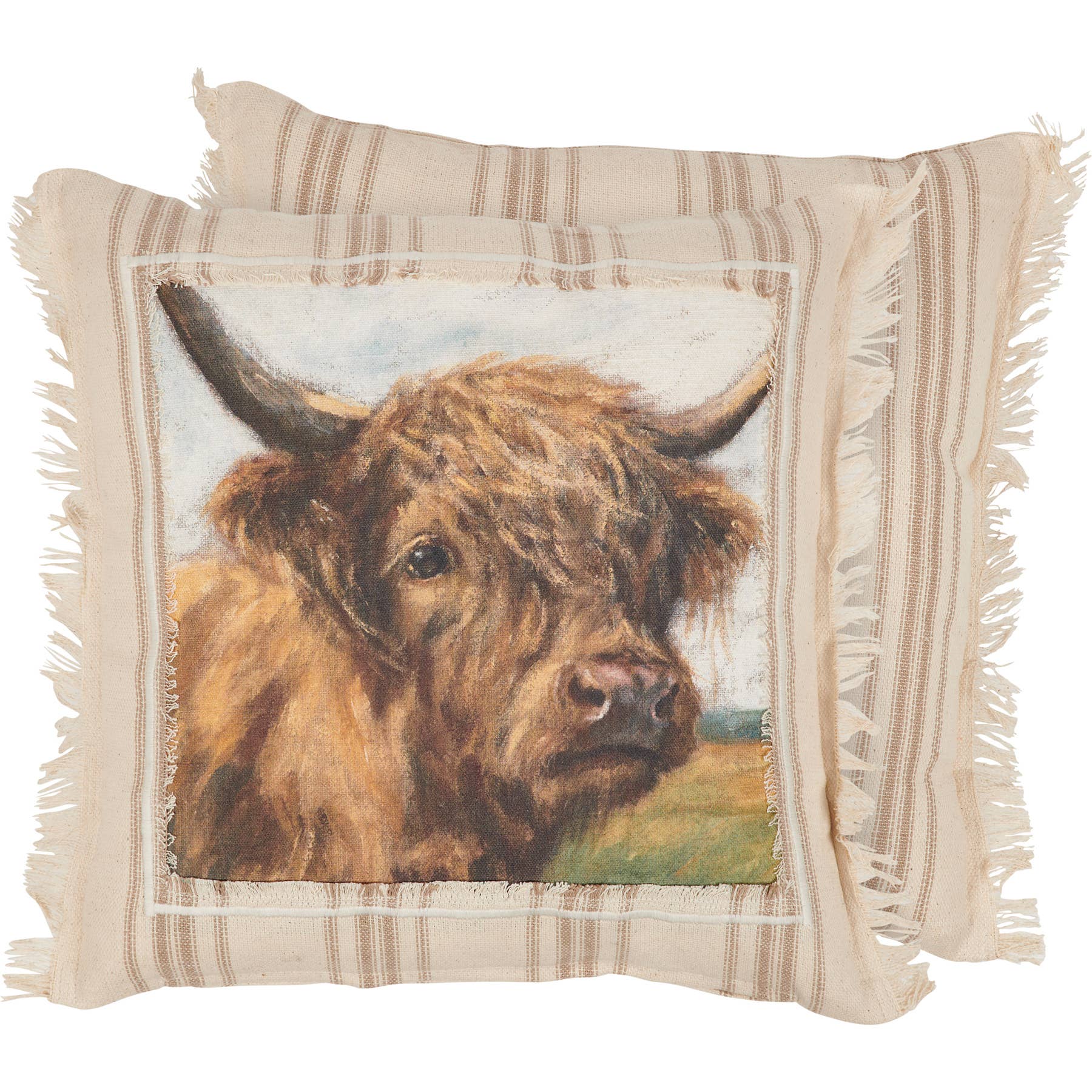 Highland Cow Pillow-Primitives by Kathy、mySite、g9winljtr