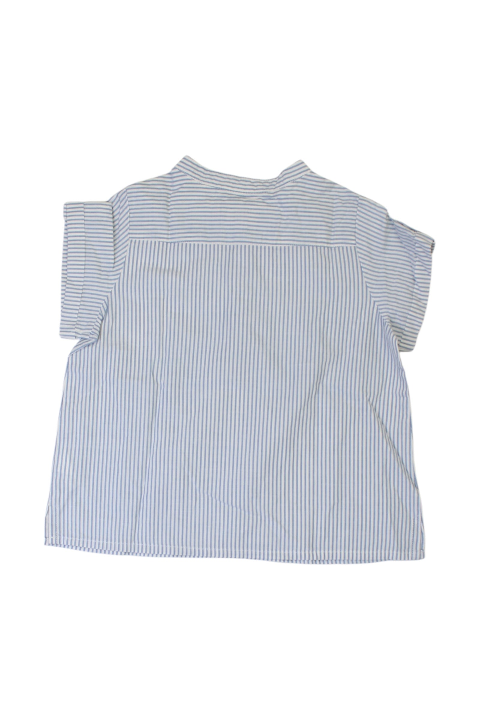 Bonpoint Striped Short Sleeve Shirt 12-18M、mySite、g9winljtr