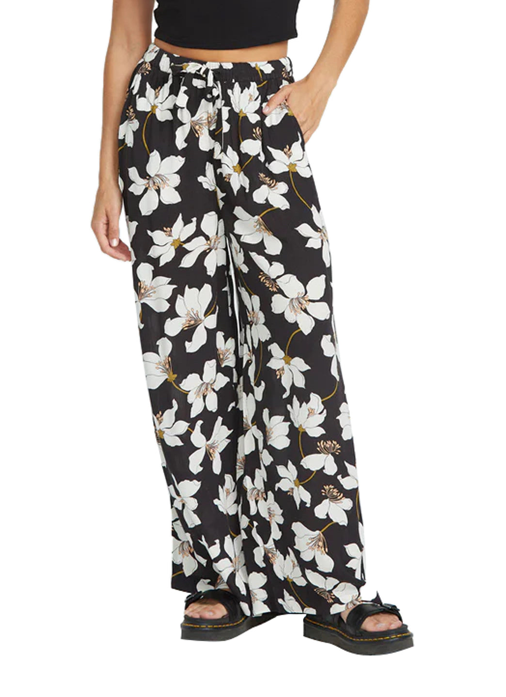 Volcom Women's Print Shore Shackin Wide Leg Pants、mySite、noshort