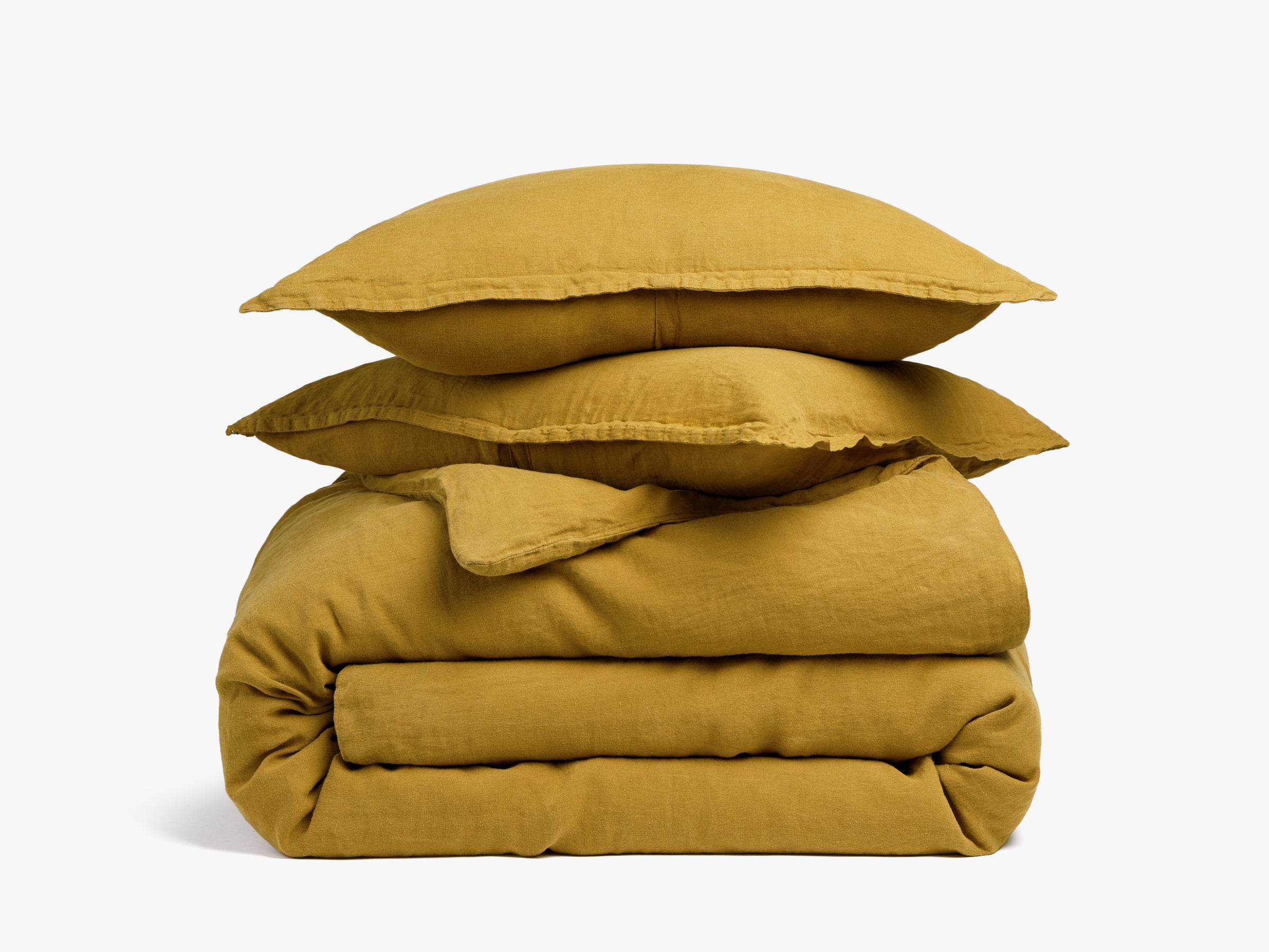  Linen Duvet Cover Set - Marigold F/Q、mySite、sugarbowlscore