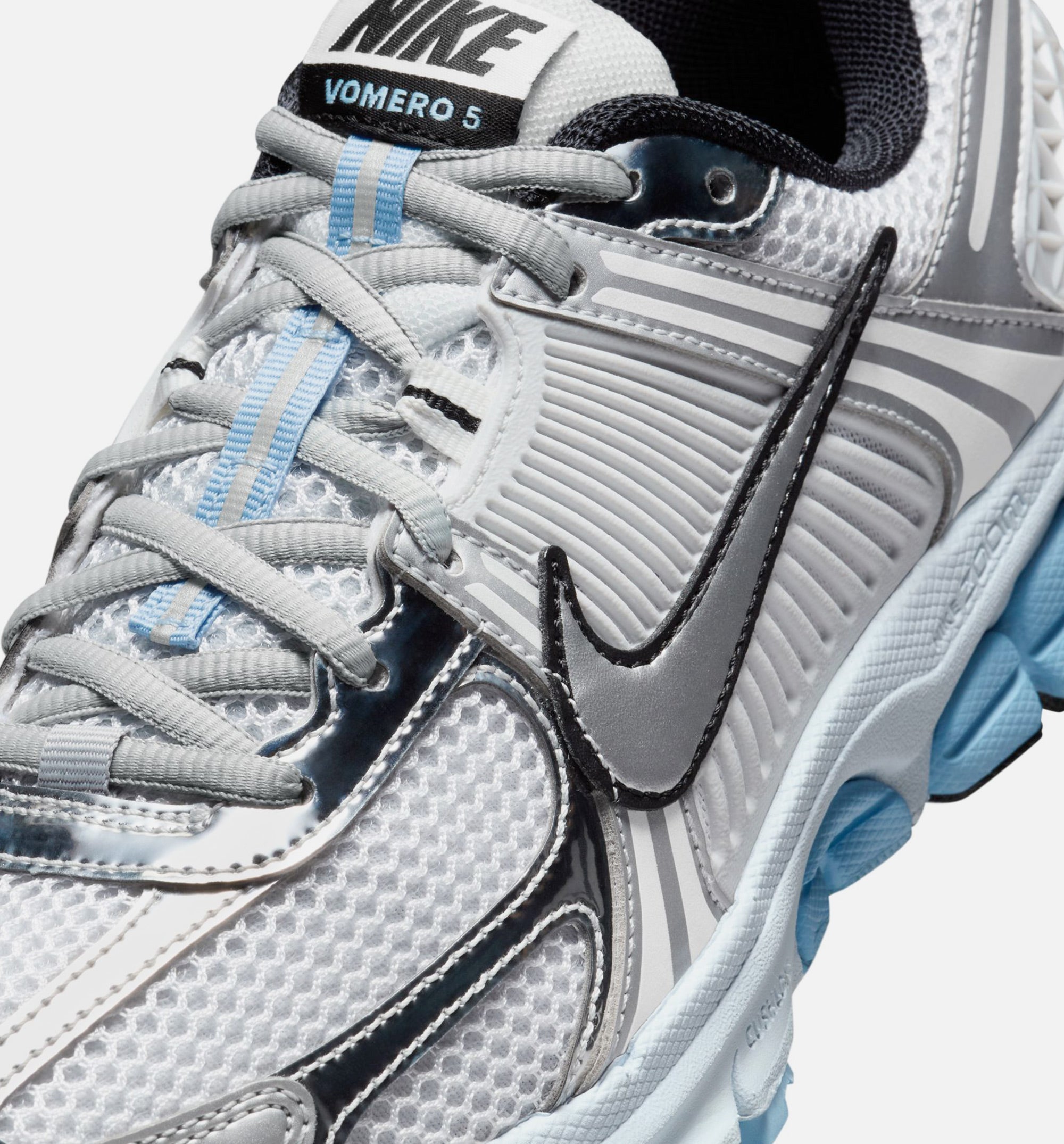 Zoom Vomero 5 Metallic Silver Blue Tint Womens Lifestyle Shoe - White/Metallic Silver/Pure Platinum/Blue Tint/Platinum Tint/Black、mySite、dreamappss