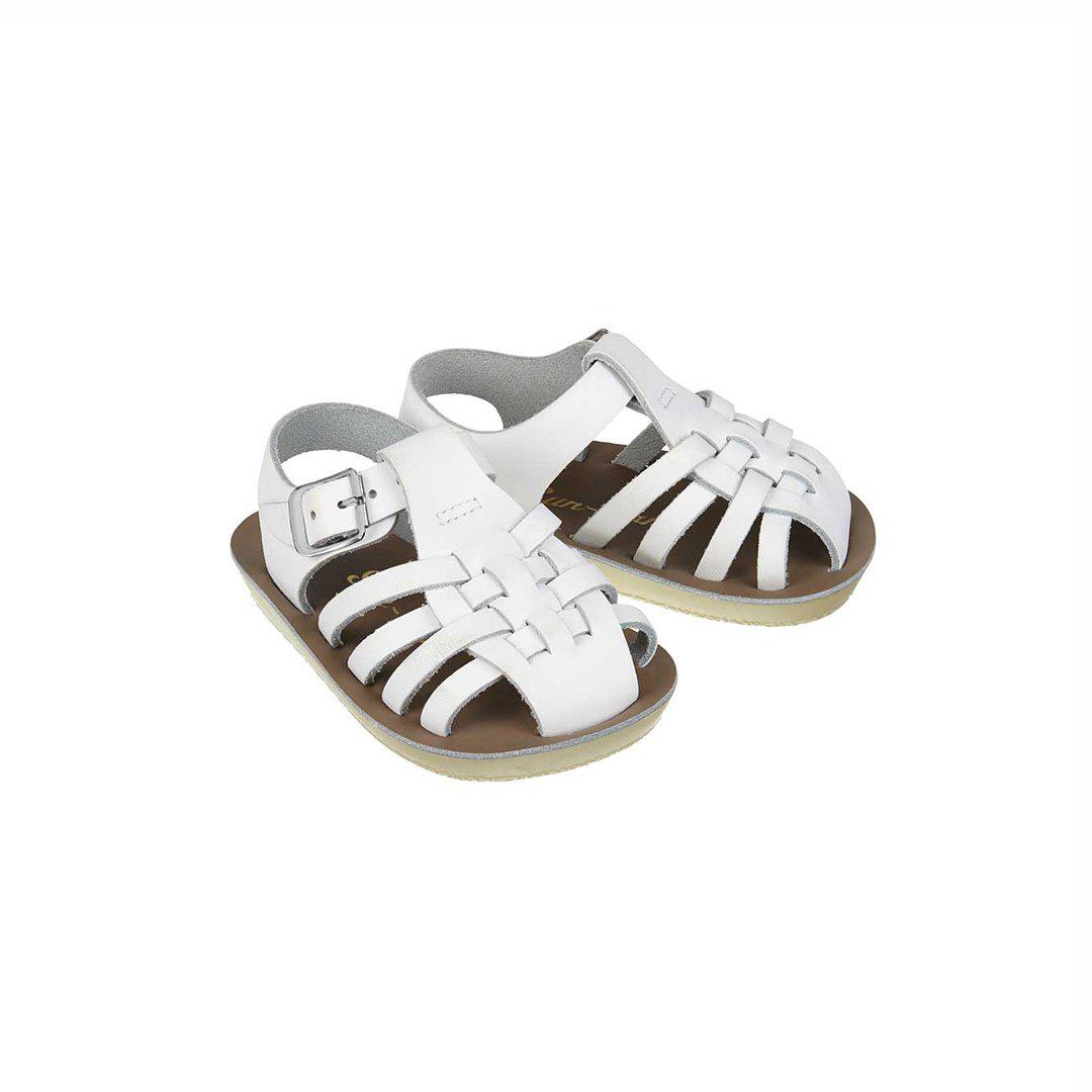  Salt-Water Sun-San Kid's Sandals - Sailor - White、mySite、merchandisen