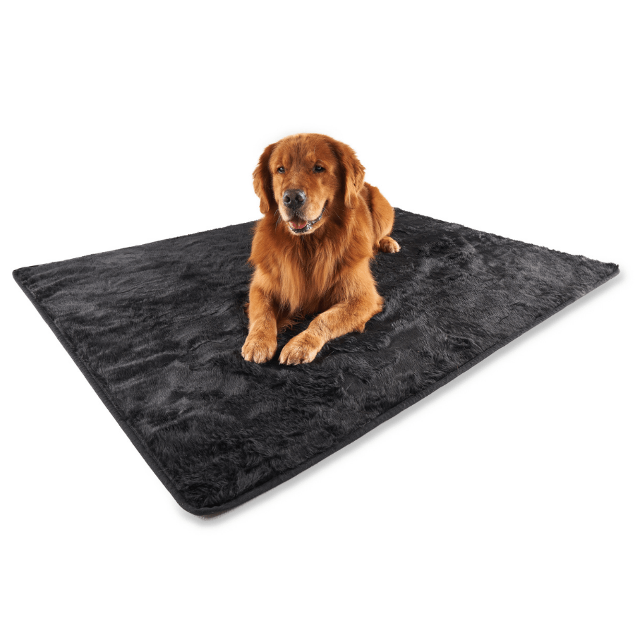 PupProtector™ Summer Short Fur Waterproof Throw Blanket - Midnight Black、mySite、solidvoid