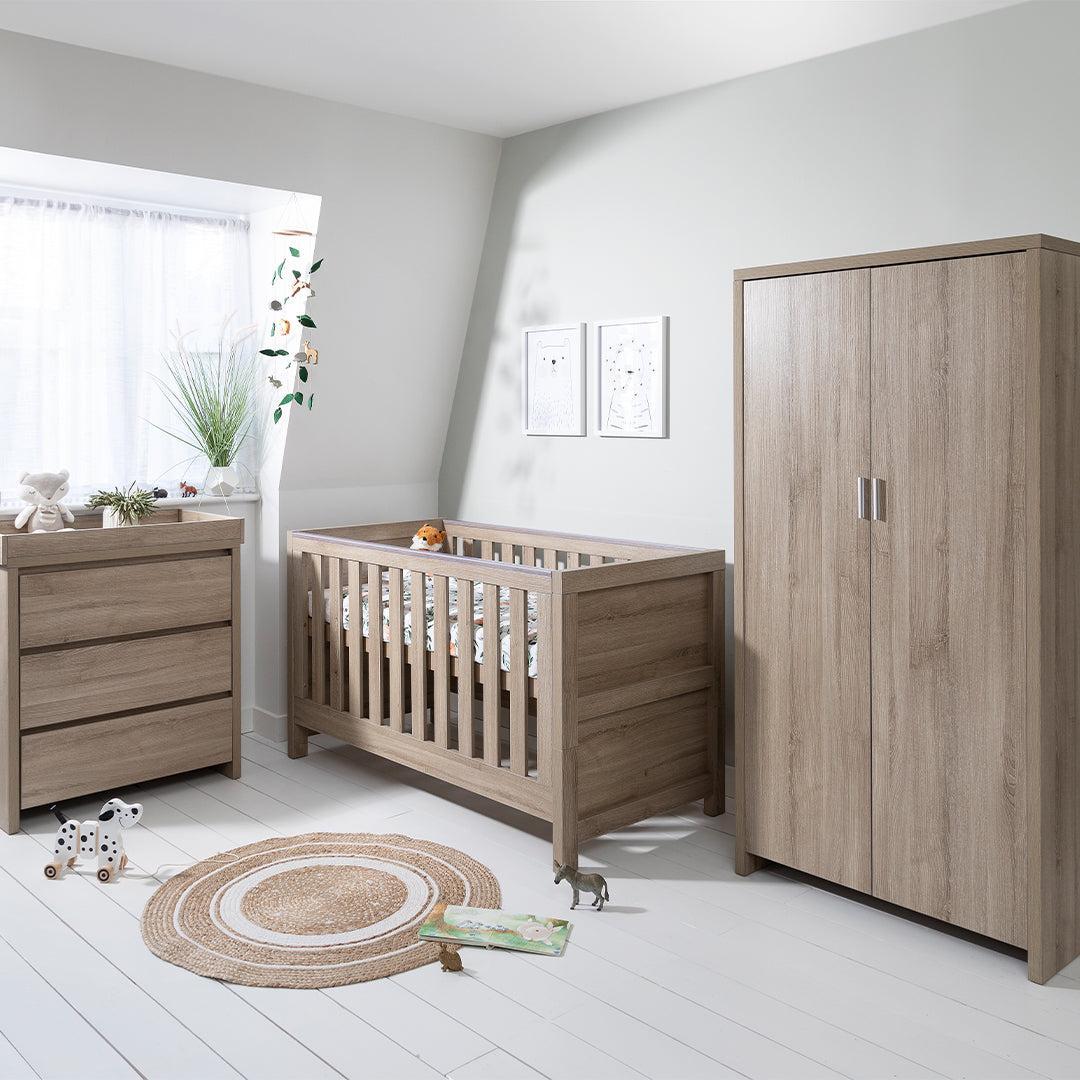  Tutti Bambini Modena 3 Piece Room Set - Oak、mySite、merchandisen