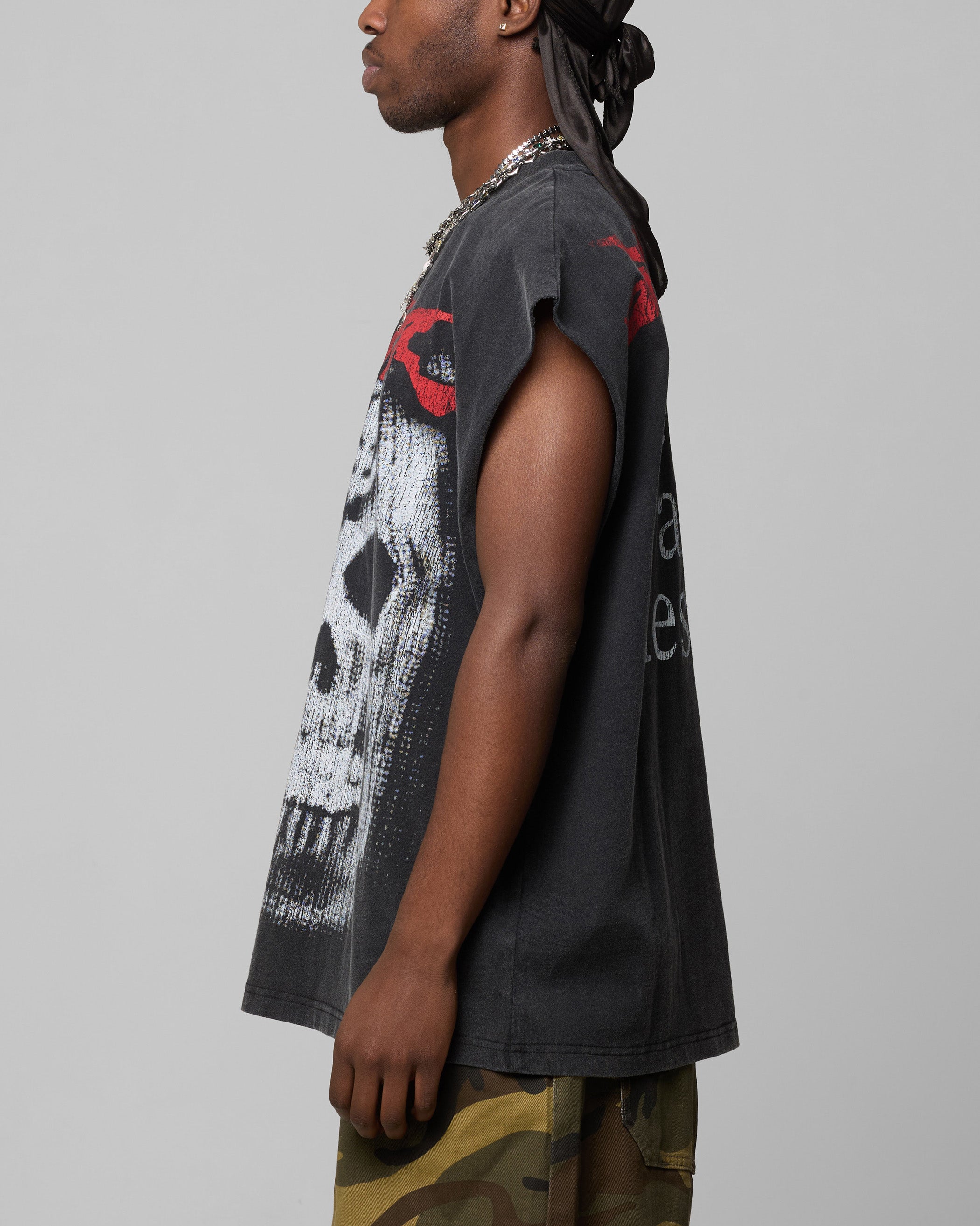 Loiter Ski Mask Muscle T-Shirt Vintage Black、mySite、zt4zffjzw