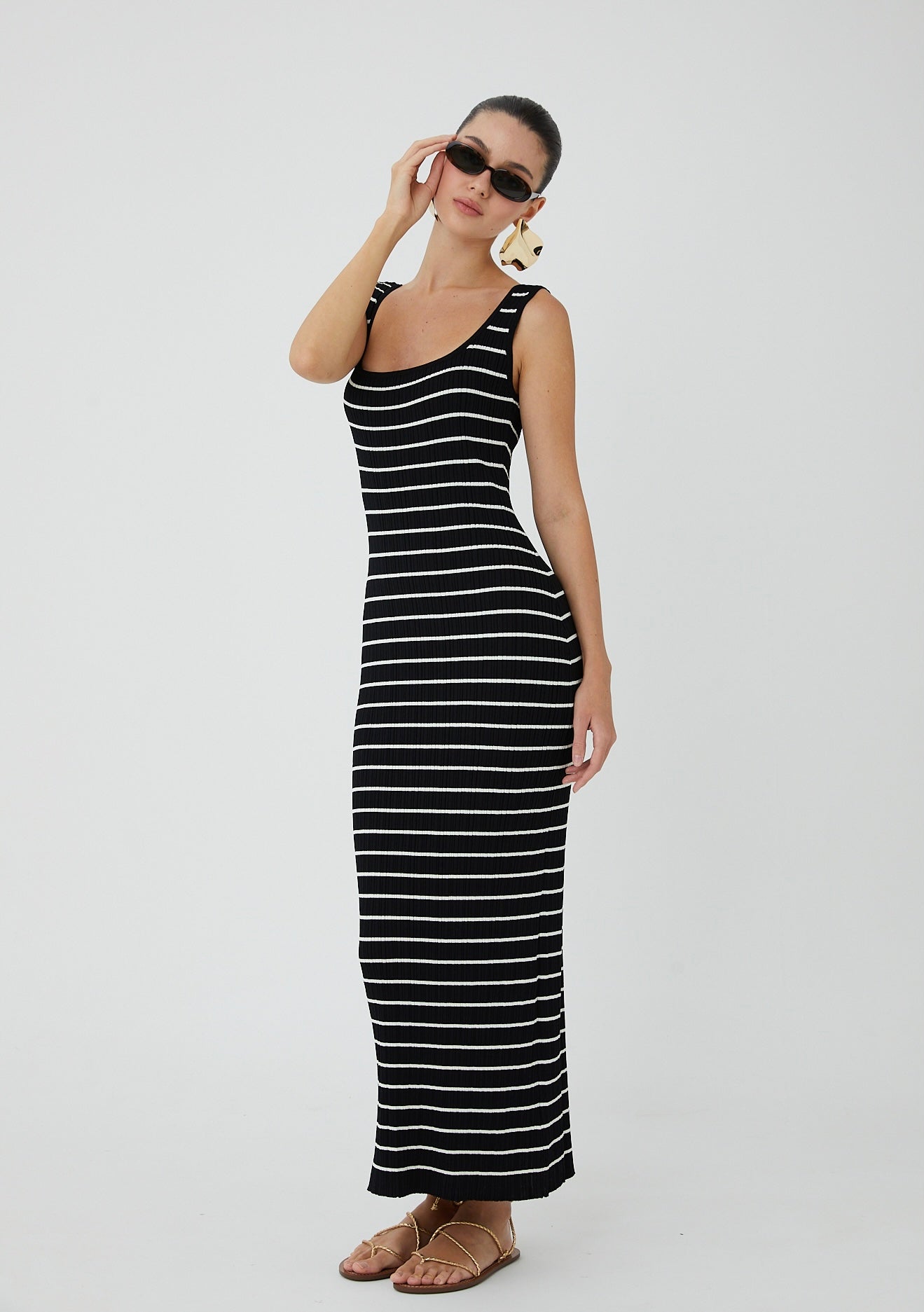 JS71 Payton Stripe Dress、mySite、noshort