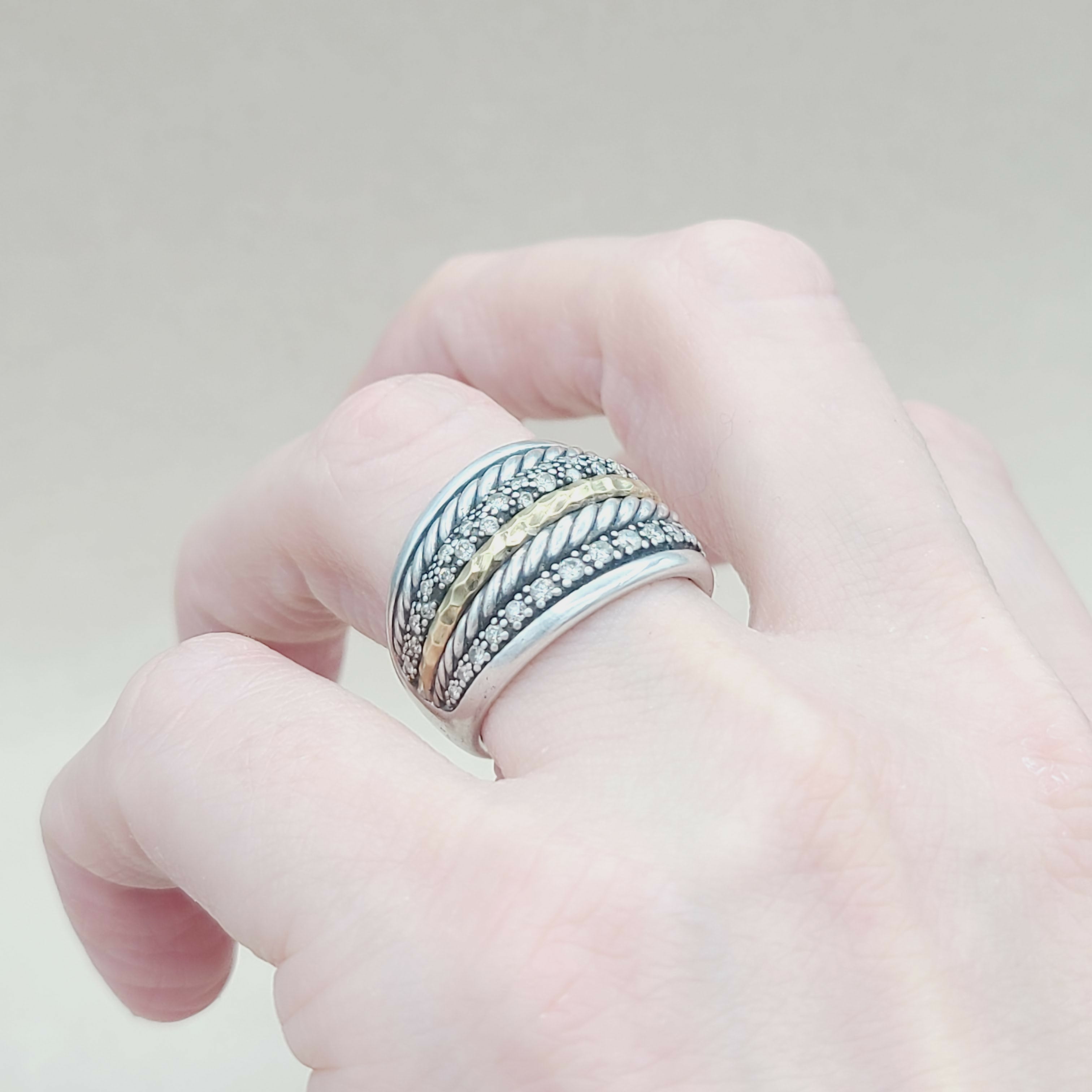 David Yurman Midnight Melange Ring 鈥?Diamonds & Gold、mySite、hinf8tx79