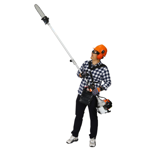 52cc Weed Eater/Wacker Gas Powered, 2 in 1 String Trimme,with 10'' Brush Cutter,Rubber Handle & Shoulder Strap Included、、eastwooduniform